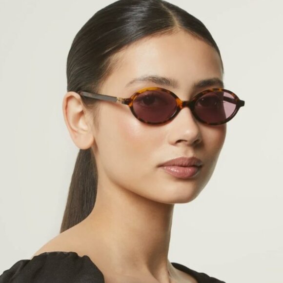 NEW MIU MIU MU04ZS VAU50D OVAL WOMEN MIU MIU SUNGLASSES MU04ZSF PINK MIU MIU - Picture 6 of 12